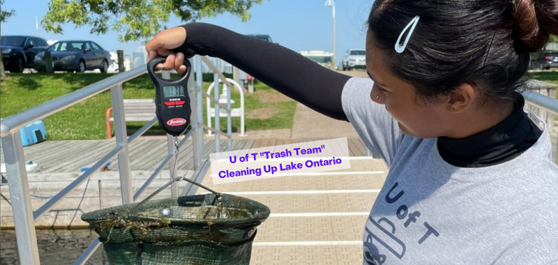 U of T Plastic Clean-Up Lake Ontario