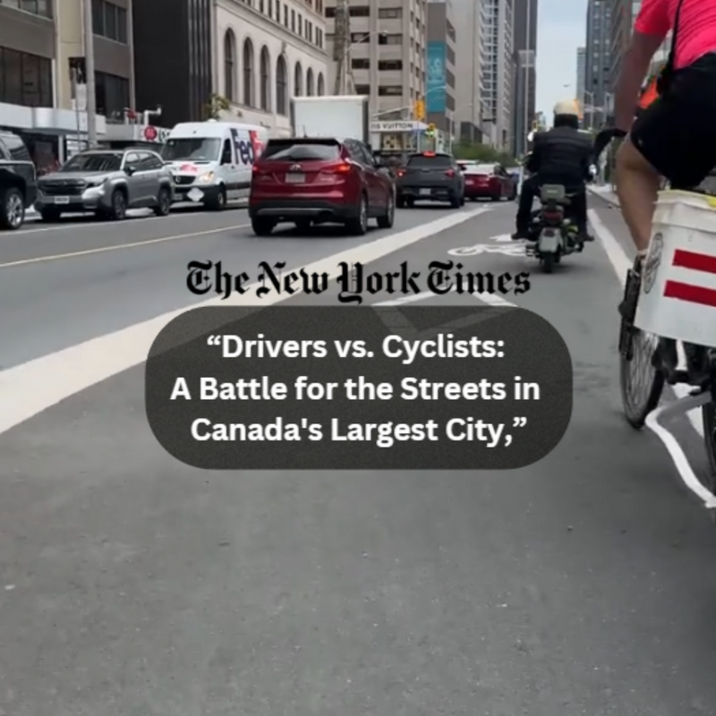 Toronto's Transportation Battle: Drivers vs. Cyclists