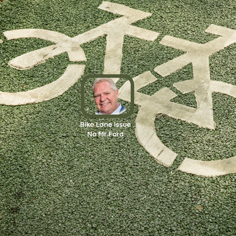 Bike Lanes A Problem - No Mr. Ford