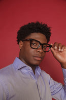 Gales C1 Square Acetate Eyeglass Frame by Hardem Eyewear