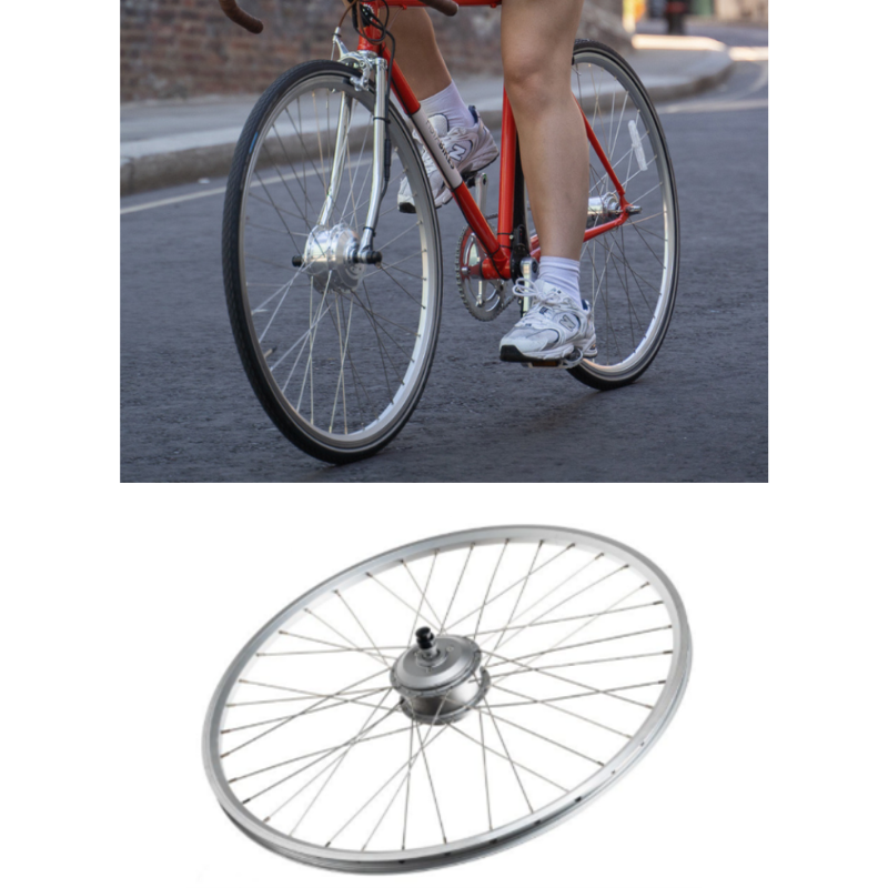 Swytch e-Bike Silver Wheel