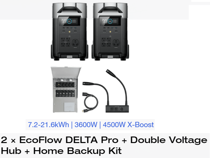 EcoFlow Backup Power For Hours | 1-2 Days | 3 Days | 1 Week+