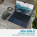 Nimble Champ PRO Portable Laptop & Mobile Charger - Midnight Black