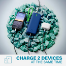 Nimble Eco-Friendly Champ PRO Portable Laptop & Mobile Charger - Nebula Blue