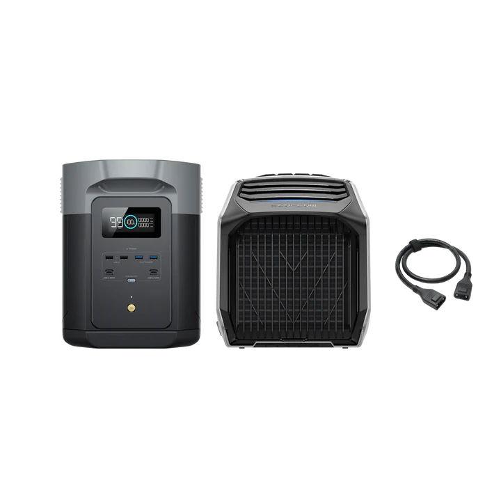 WAVE 2 Portable Air Conditioner & Heater & EcoFlow Delta Portable Power Station