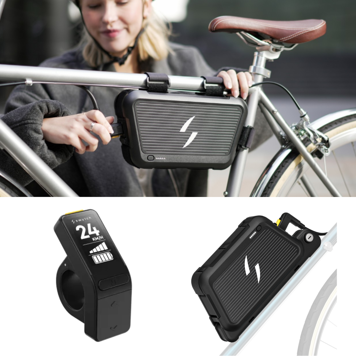 Swytch bike Swytch GOパック Swytch GO eBike Kit that turns your bike into an eBike