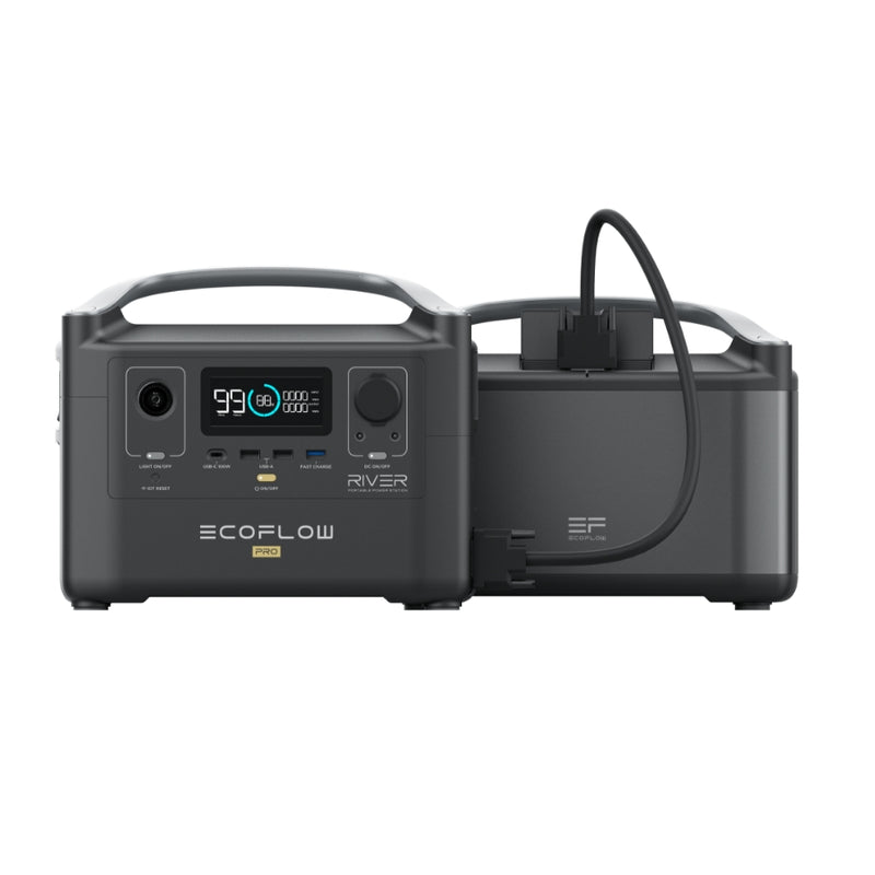 EcoFlow RIVER Pro Portable Power Station + Battery 720-1440Wh